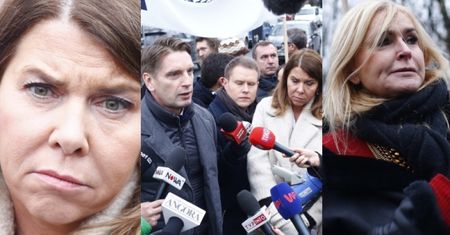 Lis, Olejnik i Kolenda-Zaleska protestują pod Sejmem (ZDJĘCIA)