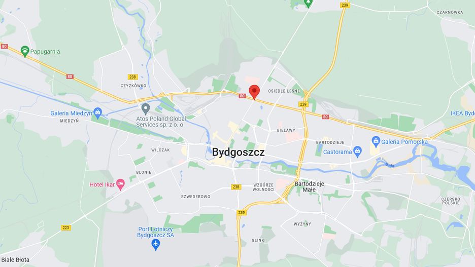 Karambol w Bydgoszczy