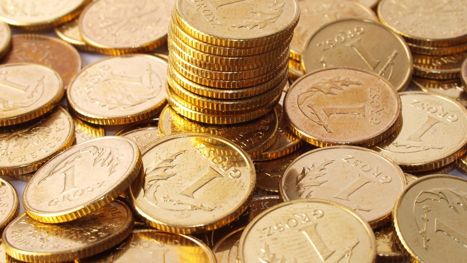 kasa, grosz, grosze, monety, bilon, moneta, wieża, wzrost, stosik, stos, metal, bank, biznes, finanse, makro