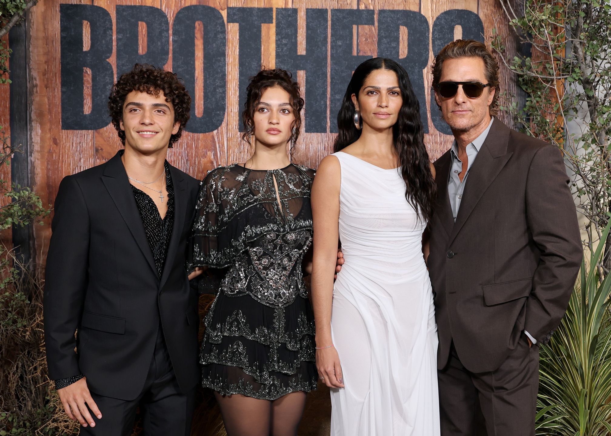 Matthew McConaughey z rodziną na premierze w Los Angeles