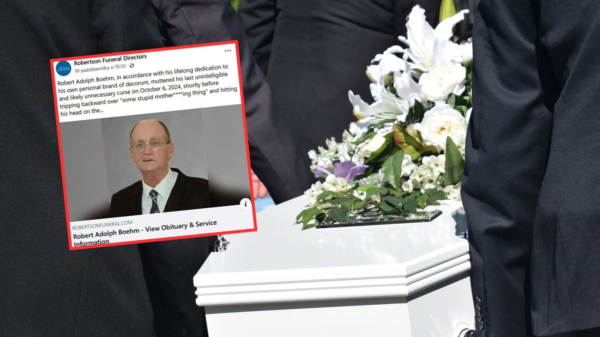 Syn napisał dla ojca nekrolog. Wyszło zabawnie? 