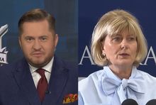 Michał Jelonek i prok. Anna Adamiak, fot. Republika i TVN24