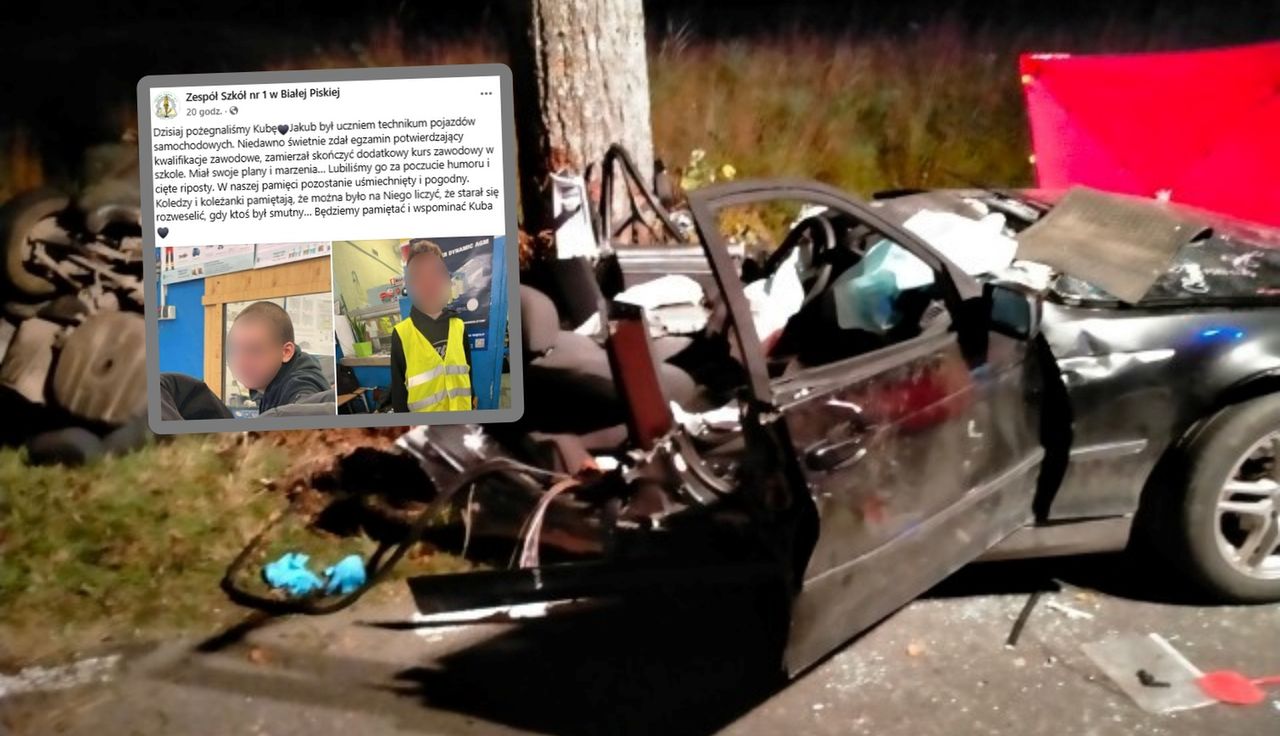 18-letni Kuba zginął na drodze. Ujawniają, jaki był. Poruszający wpis