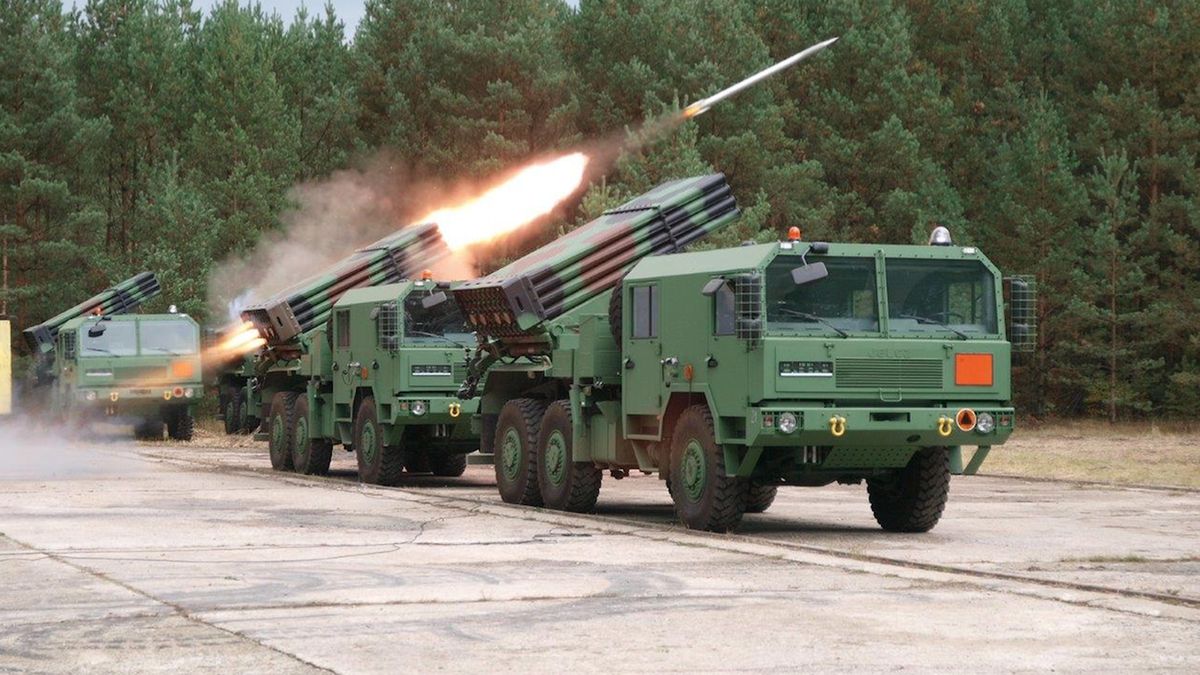 Wyrzutnie rakiet WR-40 Langusta