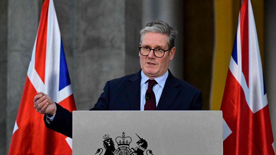 Temporary
British Prime Minister Keir Starmer addresses a press conference at the British Embassy in Berlin, on October 18, 2024. (Photo by John MACDOUGALL / POOL / AFP)
JOHN MACDOUGALL