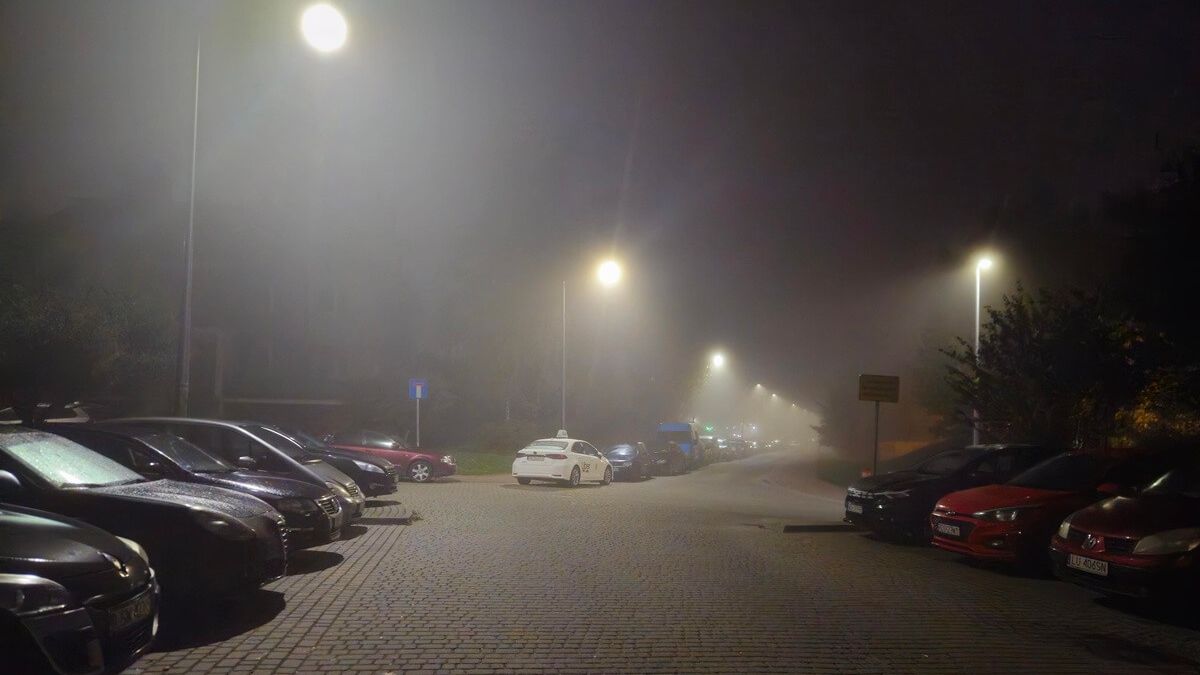Poranna mgła w Lublinie