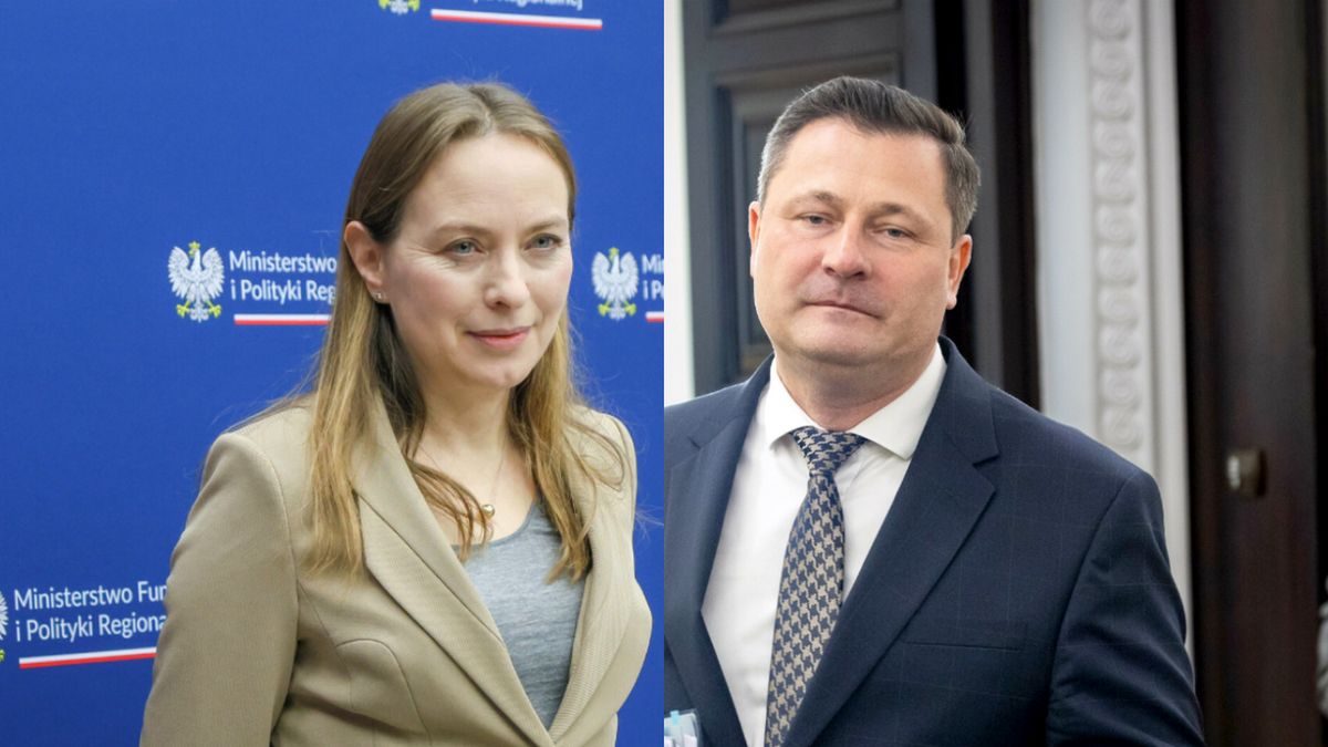 Na zdjęciu szefowa resortu funduszy Katarzyna Pełczyńska-Nałęcz i minister rozwoju i infrastruktury Krzysztof Paszyk