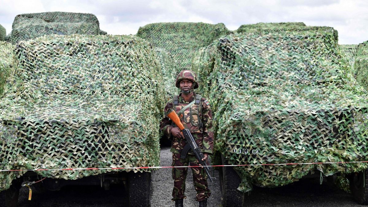 Żołnierz kenijskiej armii