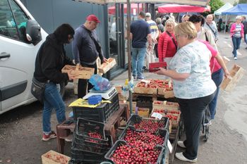 Piątek na targowisku w Koszalinie. Co można znaleźć na stoiskach?