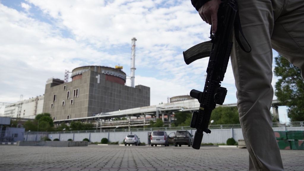 Na zdjęciu Zaporoska Elektrownia Atomowa