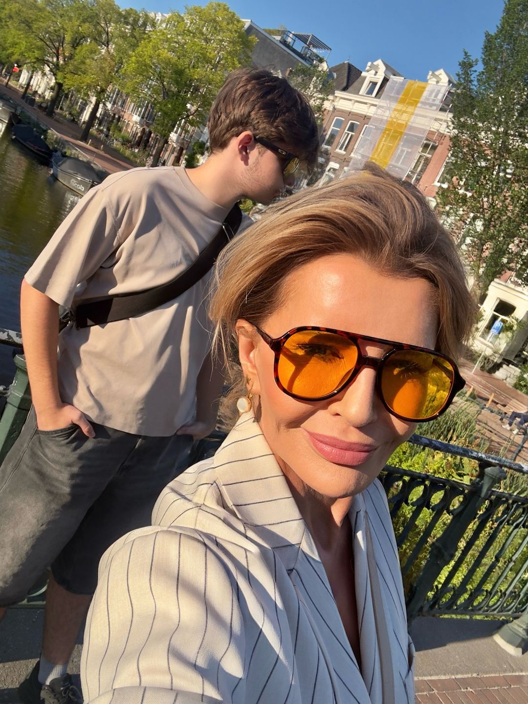 Joanna Racewicz z synem