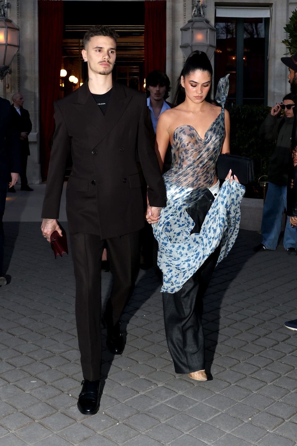Romeo Beckham i Kim Turnbull