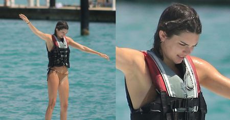 Tak Kendall Jenner bawi się na Bahamach (ZDJĘCIA)