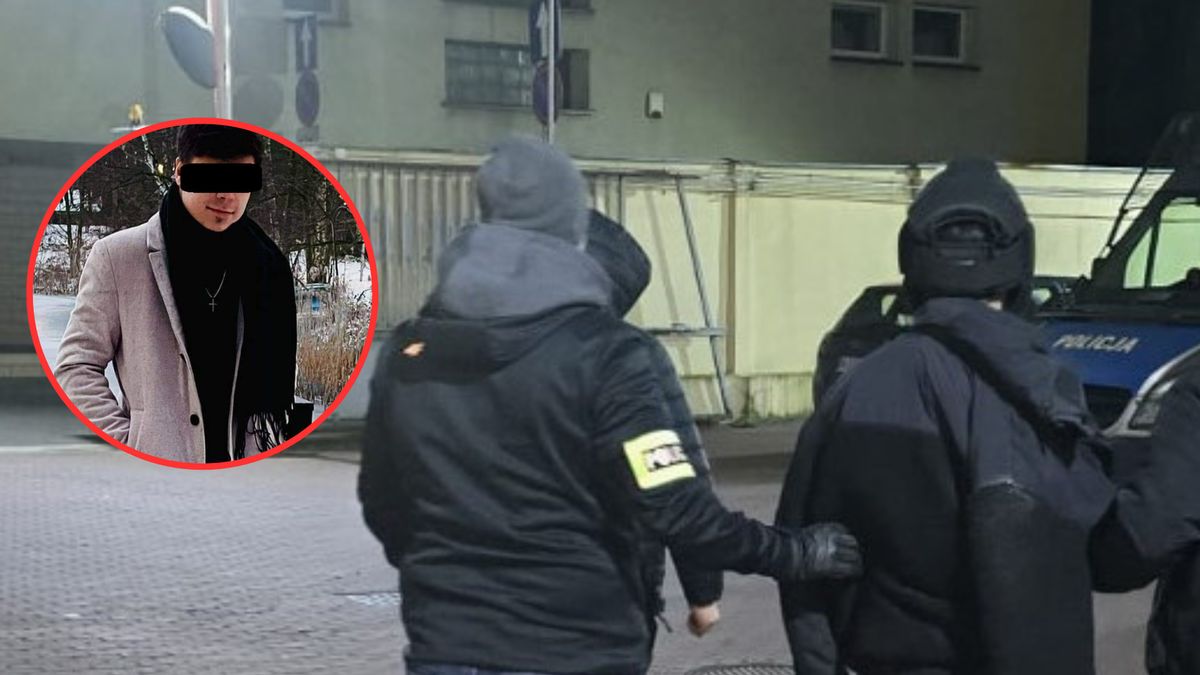 Zatrzymany 23-letni Dorian S. 