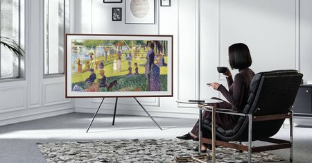 Oto jak The Frame TV wpasowuje się we wnętrze