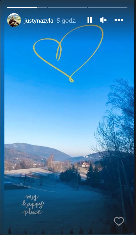 Takie zdjęcie pojawiło się na profilu Justyny Żyły
