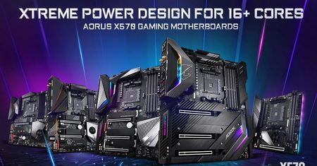Aorus X570 - Gigabyte prezentuje nowe płyty główne pod AMD Ryzen