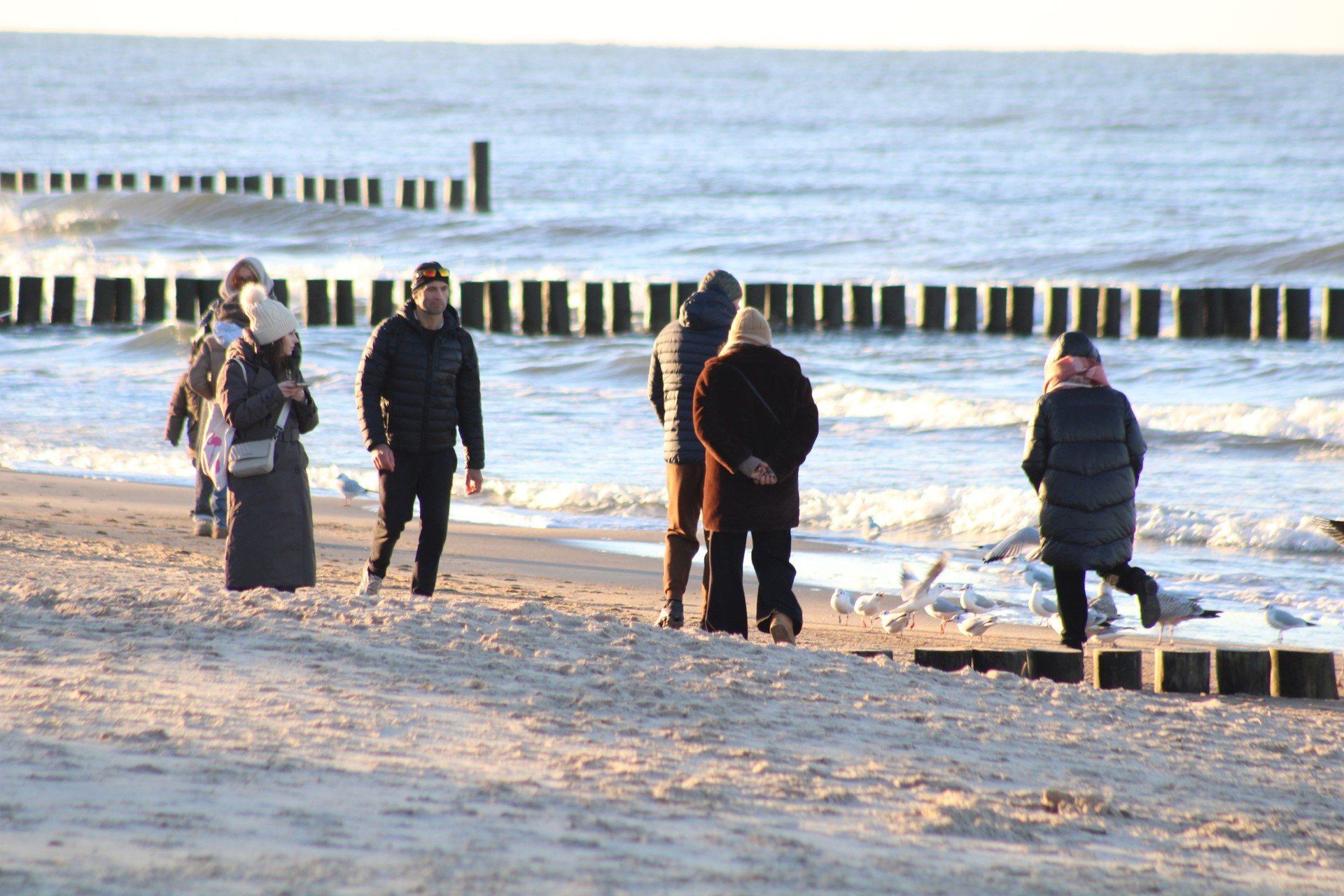 Sobota na plaży w Mielnie.