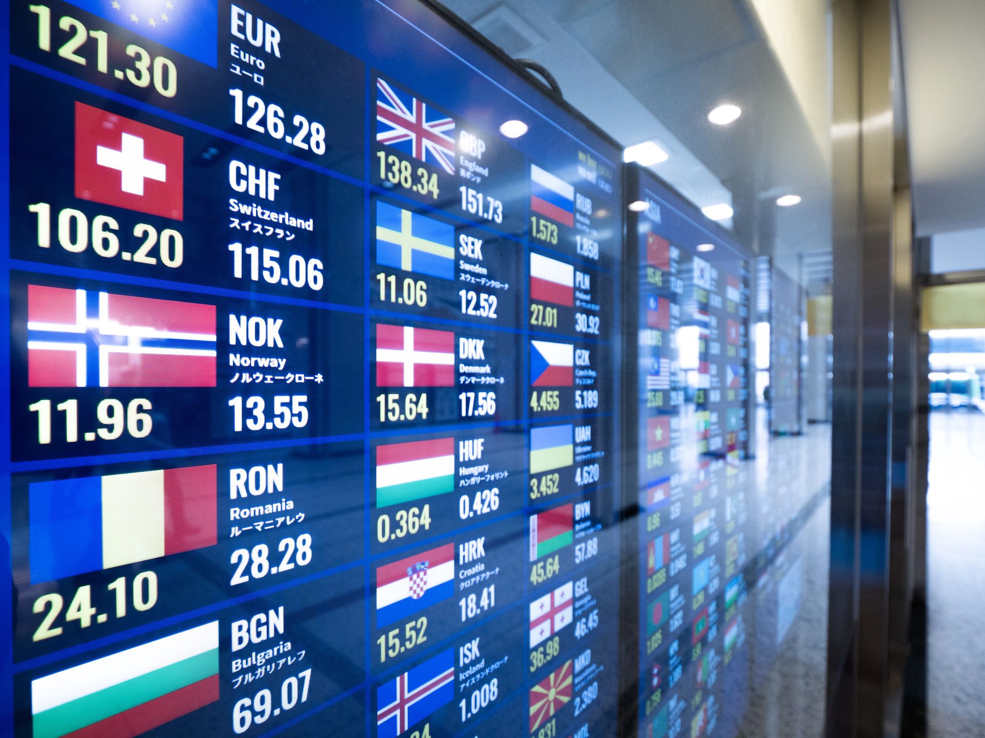 Waluty na moskiewskiej giełdzie. MOEX 