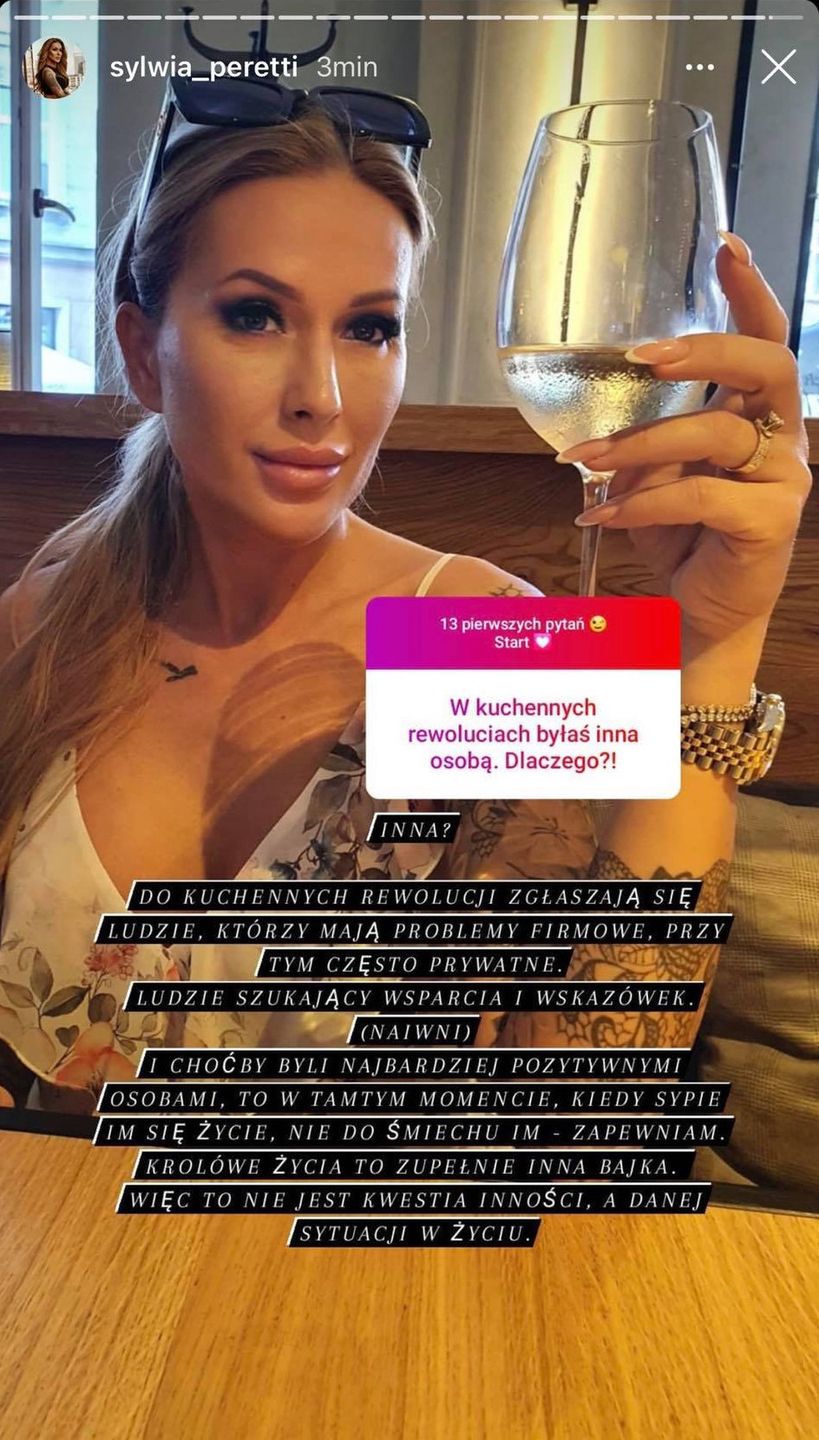 Sylwia Peretti komentuje swoją "przemianę"