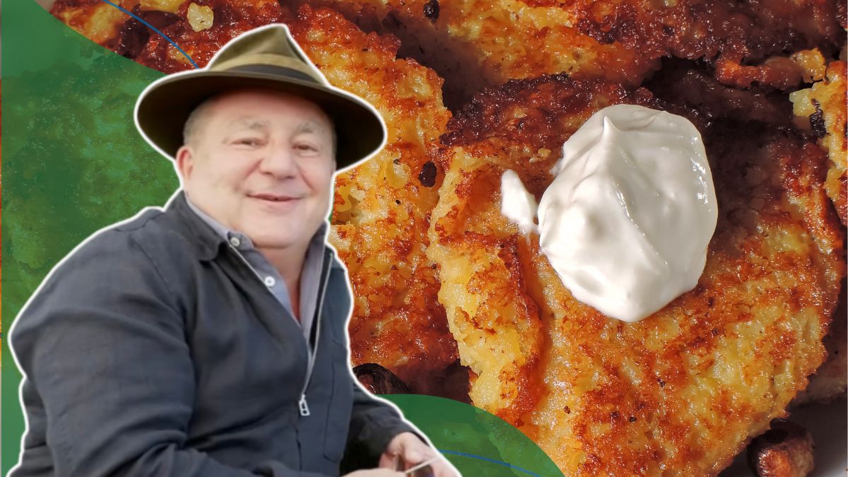 Robert Makłowicz robi nietypowe placki