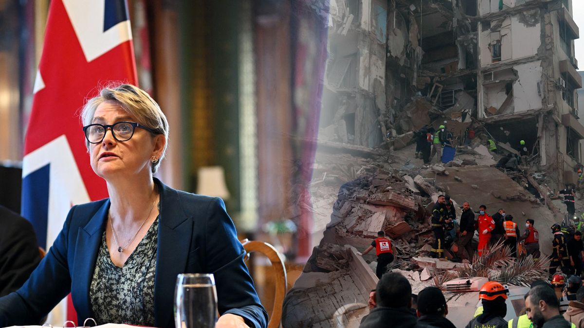 Yvette Cooper reaguje na izraelskie ataki na Liban
