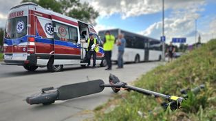 Białystok: Czterokrotny wzrost wypadków na hulajnogach. "Nie było dnia bez dziecka na SOR-ze"