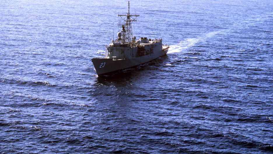 Okręt USS Lewis B. Puller, który brał udział w akcji 11 stycznia w pobliżu wybrzeża Somalii 