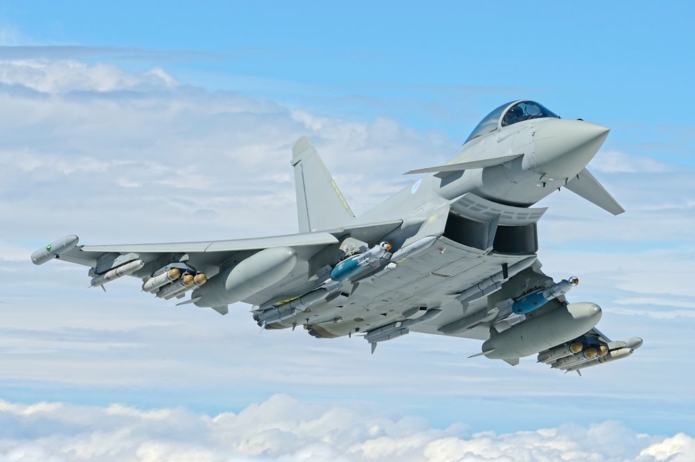 Brytyjczycy chwalą się zestrzeleniem drona. Dokonano tego nad Syrią - Eurofigter Typhoon FGR4