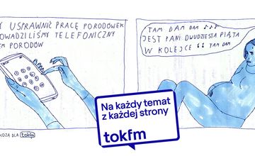 Rysunki Janka Kozy reklamują TOK FM