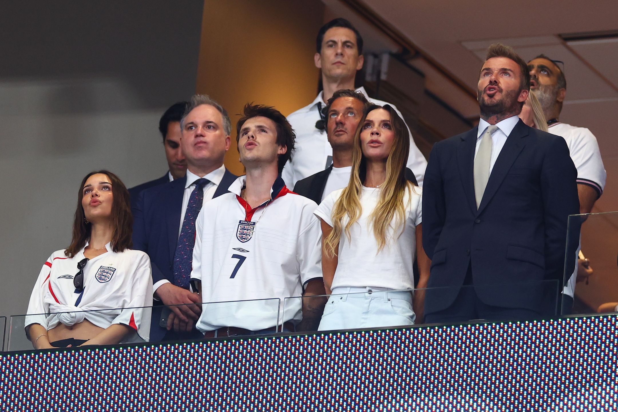 David Beckham, Victoria Beckham, Cruz Beckham, Jackie Apostel 