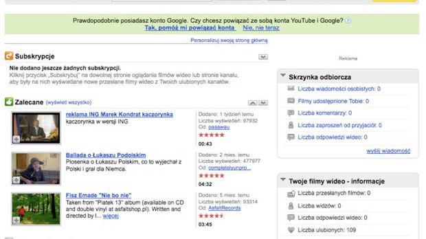 Europejska wymiana filmów na YouTube 1