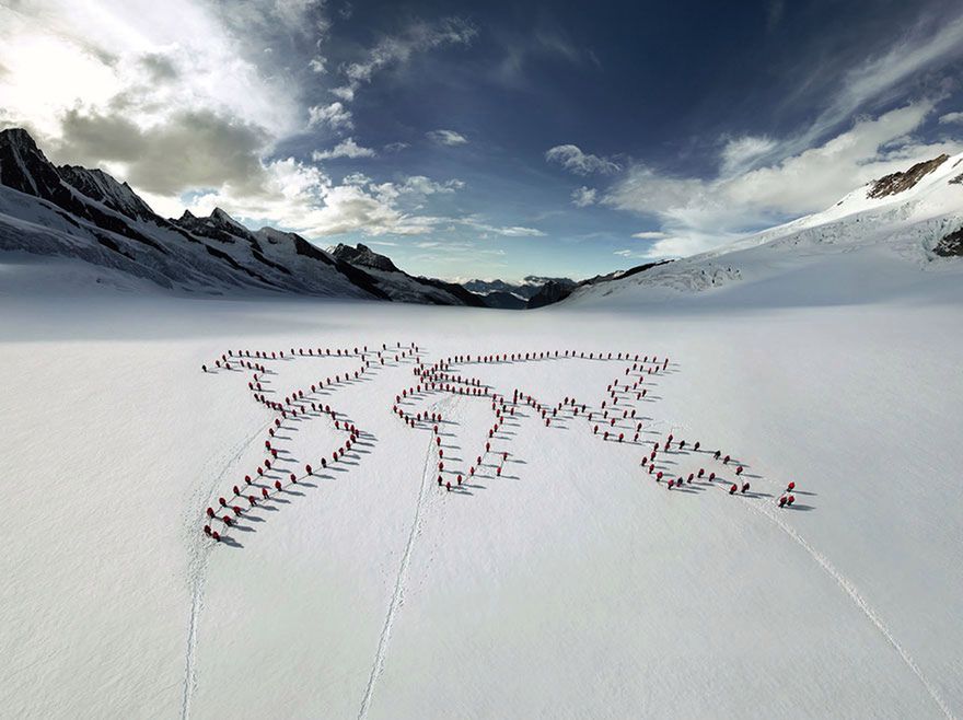 150 podświetlonych alpinistów, kilka lustrzanek i Matternhorn na jednej sesji 3