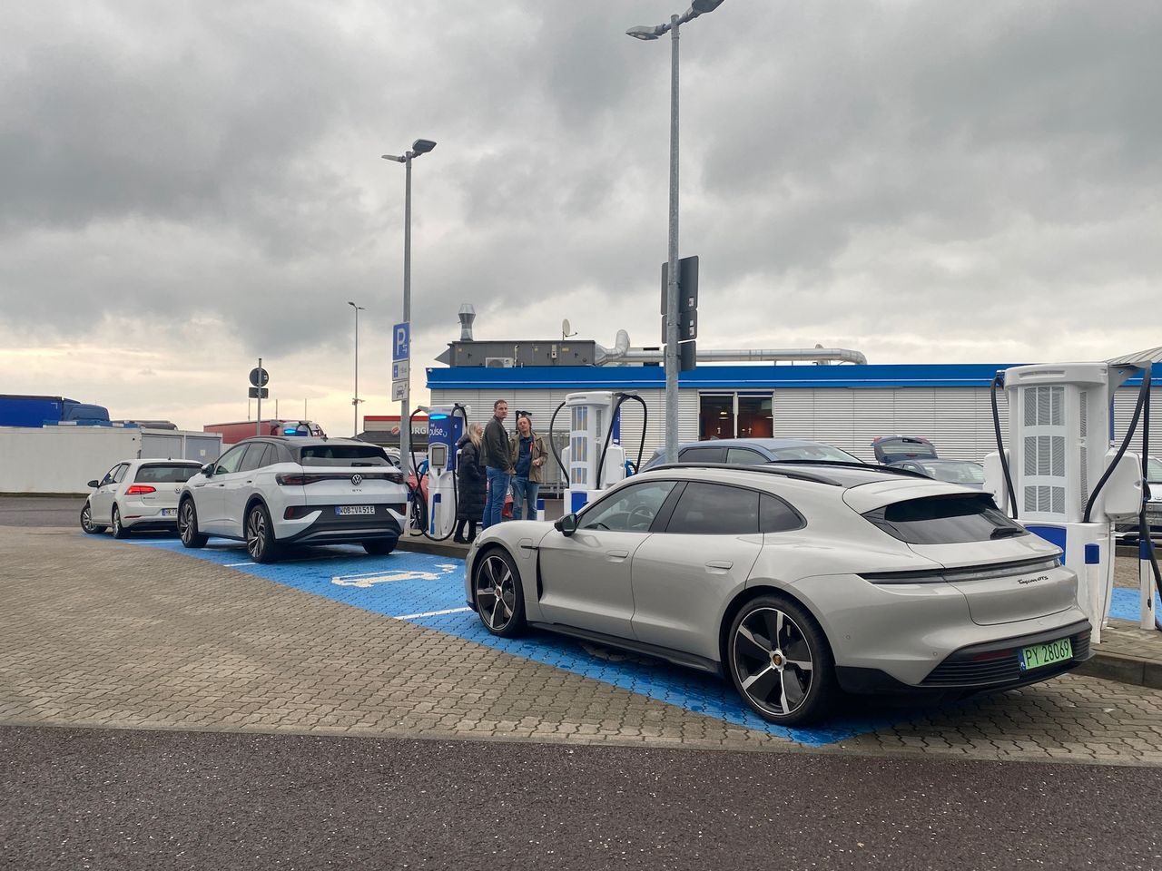 Charging station in Germany