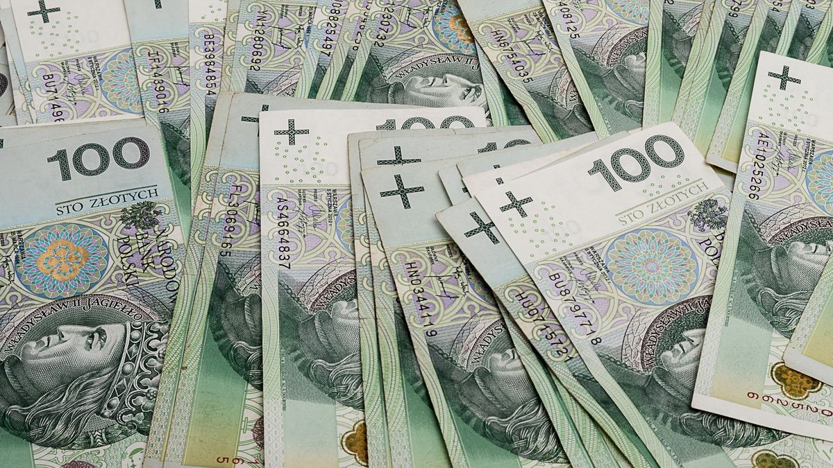 pieniądze, waluty, 100 złotych, 100 zł, banknoty, polski złoty, pln