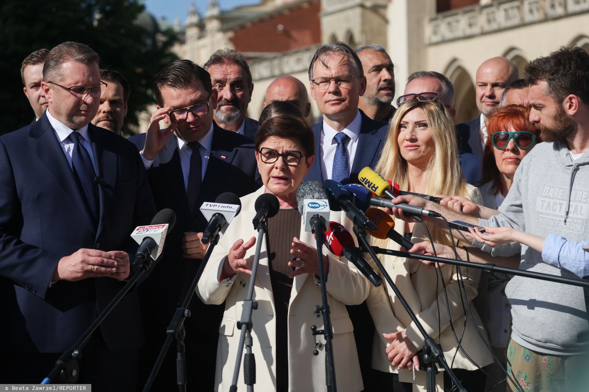 Beata Szydło w Krakowie