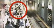 Chciał wepchnąć kobietę pod metro. Wciąż jest na wolności
