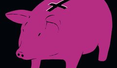 „Kler” z plakatem Andrzeja Pągowskiego. „Korciło mnie, by graficznie skomentować jego dzieła”