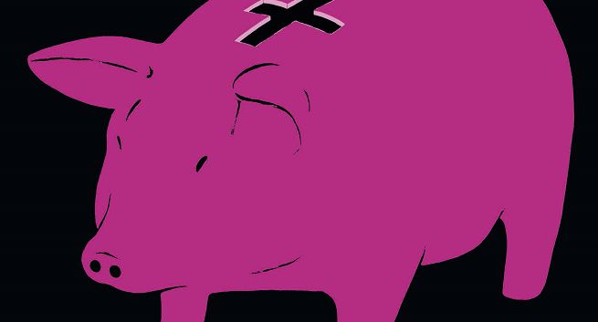 „Kler” z plakatem Andrzeja Pągowskiego. „Korciło mnie, by graficznie skomentować jego dzieła”