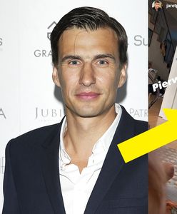 Jarosław Bieniuk pokazał zdjęcie z synkiem. Uwagę przykuł szczegół w tle