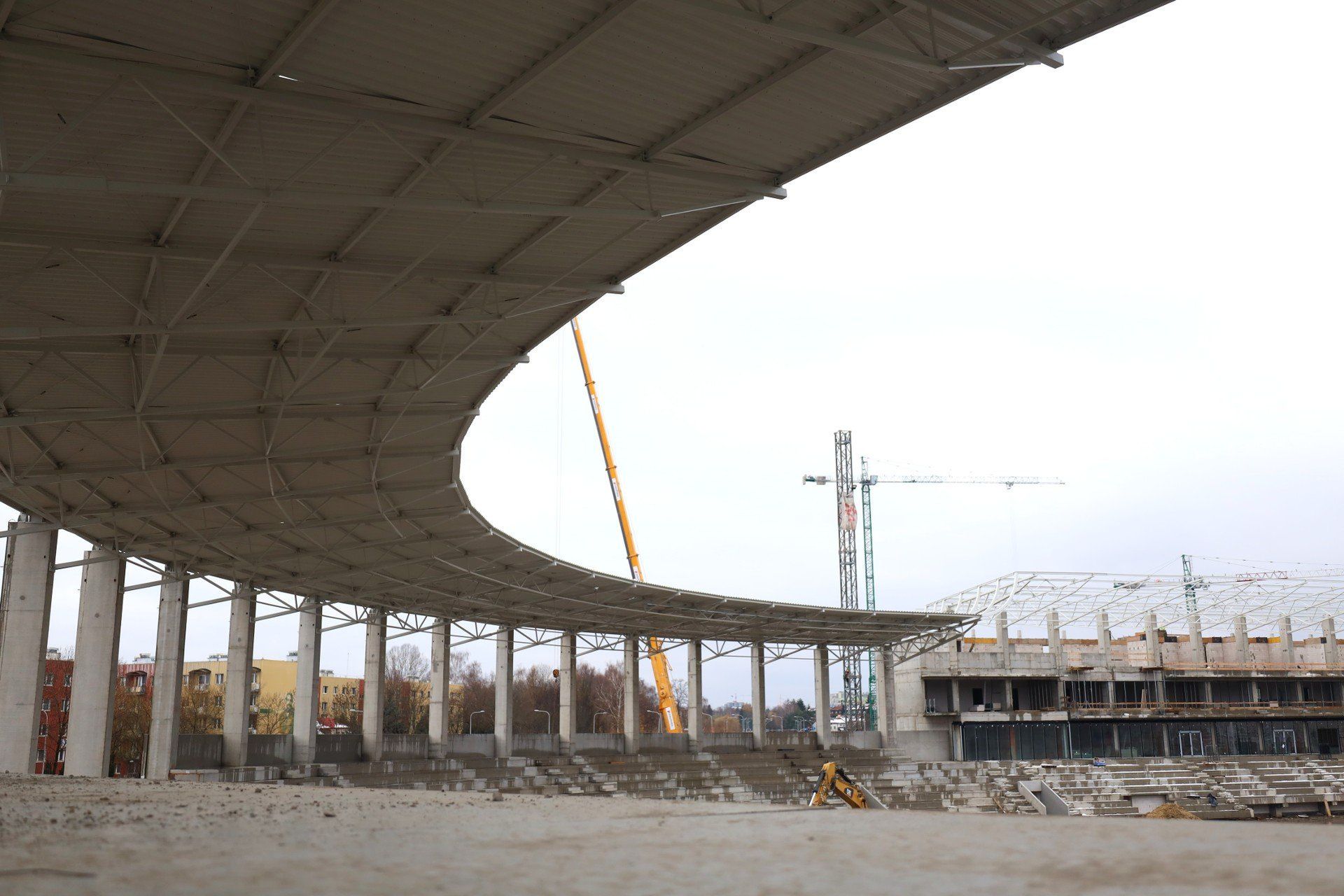 Przy ulicy Wyspiańskiego w Rzeszowie powstaje Podkarpackie Centrum Lekkiej Atletyki.