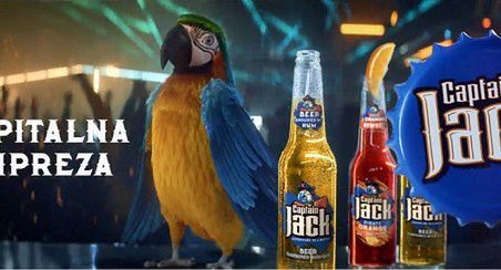 "Kapitalna impreza" w spocie piwa Captain Jack