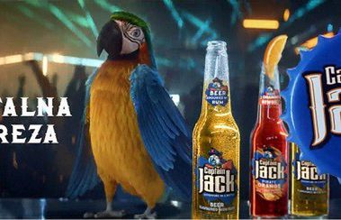 "Kapitalna impreza" w spocie piwa Captain Jack