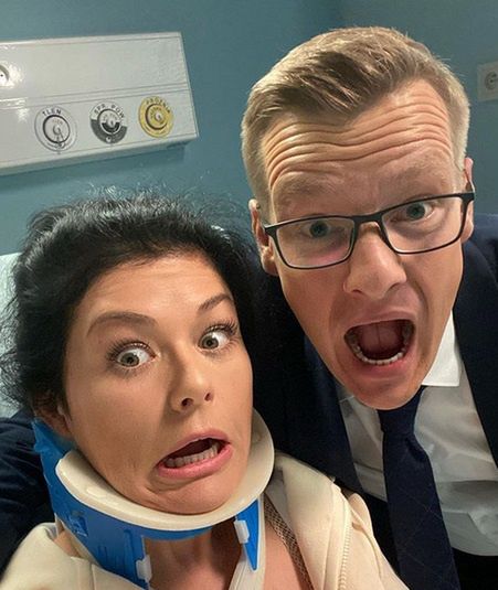Katarzyna Cichopek z Marcinem Mroczkiem