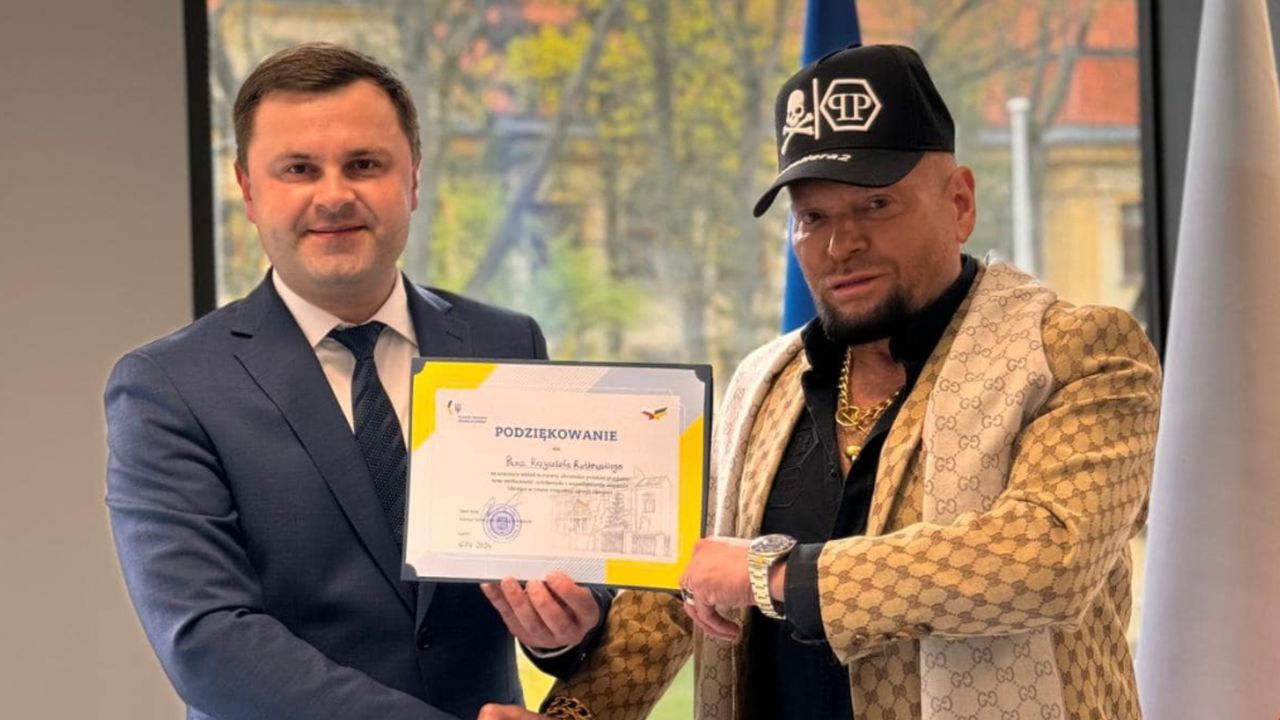 Krzysztof Rutkowski odebrał podziękowania od narodu ukraińskiego