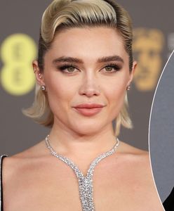 Florence Pugh w ryzykownym gorsecie, na który trzeba było uważać. Ale udało jej się przejść po czerwonym dywanie bez wpadki