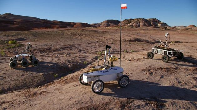 Koniec marsjańskiej potyczki łazików na pustyni w Utah - Polacy na podium! 1