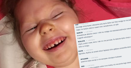 "Matka sadystka hoduje dziecko-roślinkę". Hejterzy w natarciu