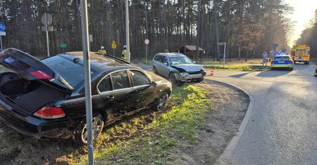 Pijany kierowca BMW spowodował kolizję w Brwilnie. Drugi kierowca bez uprawnień!