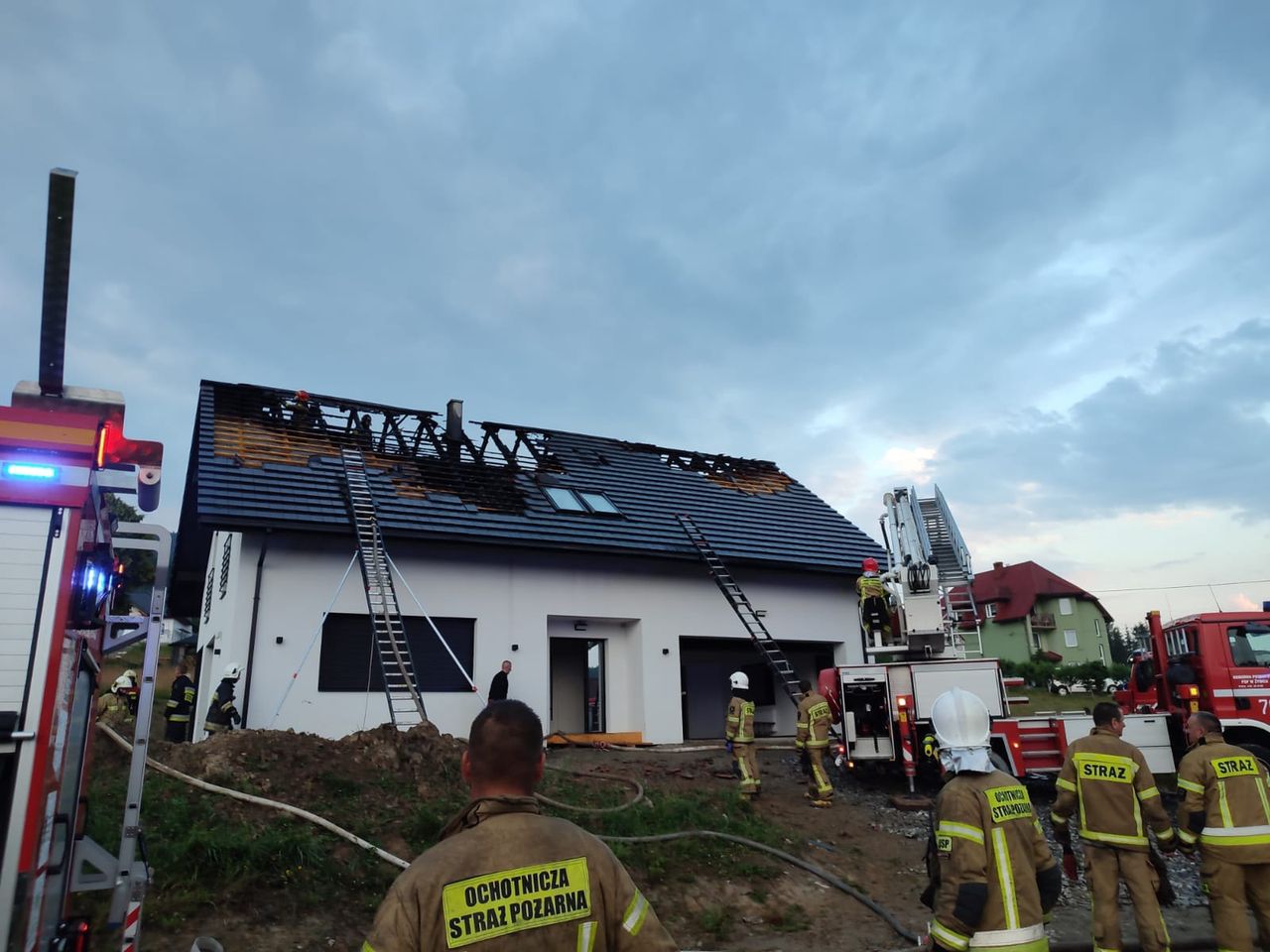 Piorun uderzył w dom z fotowoltaiką. Tragedia na Śląsku